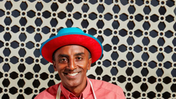 Marcus Samuelsson for Two Good Yogurt, photo provided by Two Good Yogurt