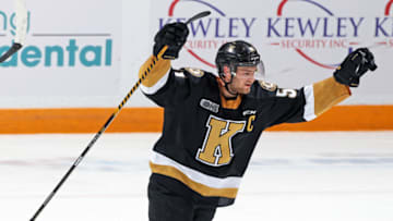 PETERBOROUGH, ON - DECEMBER 21: Shane Wright #51 of the Kingston Frontenacs skates against the Peterborough Petes in an OHL game at the Peterborough Memorial Centre on December 21, 2021 in Peterborough, Ontario, Canada. (Photo by Ken Andersen/Getty Images)