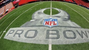 Jan 29, 2012; Honolulu, HI, USA; The Pro Bowl logo on the field prior to the 2012 Pro Bowl at Aloha Stadium. Mandatory Credit: Kyle Terada-USA TODAY Sports