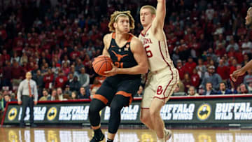 NORMAN, OK - FEBRUARY 17: Dylan Osetkowski