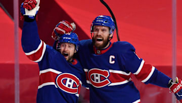 Mar 20, 2021; Montreal, Quebec, CAN; Montreal Canadiens Tomas Tatar Mandatory Credit: Eric Bolte-USA TODAY Sports