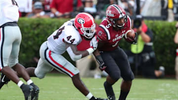 South Carolina football's running back Rico Dowdle. Mandatory Credit: Jim Dedmon-USA TODAY Sports
