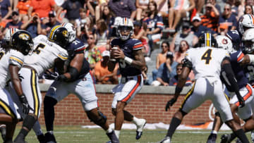 A "significant bump" this offseason for the incumbent starting Auburn football quarterback has him shockingly favored to start in 2023 as well Mandatory Credit: John Reed-USA TODAY Sports