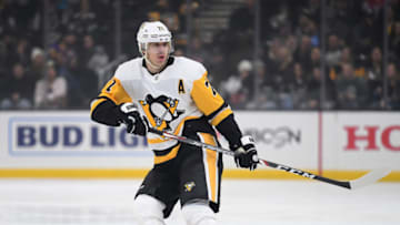 Evgeni Malkin #71 of the Pittsburgh Penguins. (Photo by Bruce Bennett/Getty Images)