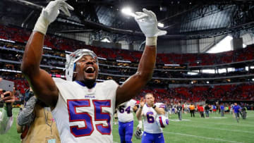 ATLANTA, GA - OCTOBER 01: Jerry Hughes (Photo by Kevin C. Cox/Getty Images)