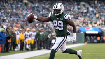 Chris Herndon #89 of the New York Jets (Photo by Sarah Stier/Getty Images)