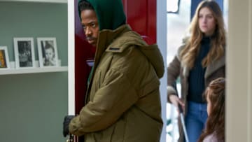 In the Dark -- “Pretty in Pink” -- Image Number: ITD307a_0954r -- Pictured (L-R): Dewshane Williams as Trey and Perry Mattfeld as Murphy Mason -- Photo: Marni Grossman/The CW -- © 2021 The CW Network, LLC. All Rights Reserved.