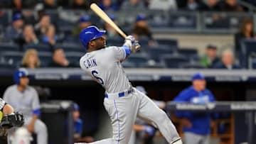 Kansas City Royals center fielder Lorenzo Cain. Mandatory Credit: Brad Penner-USA TODAY Sports