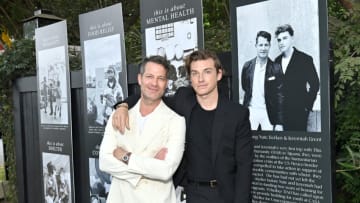 LOS ANGELES, CALIFORNIA - AUGUST 27: (L-R) Nate Berkus and Jeremiah Brent attend the TIAH 4th Annual Fundraiser at Private Residence on August 27, 2022 in Los Angeles, California. (Photo by Stefanie Keenan/Getty Images for This Is About Humanity)
