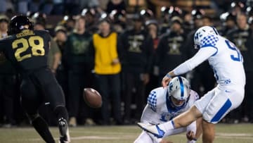 Kentucky kicker Matt Ruffolo (Credit: George Walker IV-USA TODAY Sports)