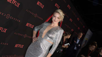 LOS ANGELES, CA - FEBRUARY 01: Kristin Lehman attends the Premiere Of Netflix's "Altered Carbon" at Mack Sennett Studios on February 1, 2018 in Los Angeles, California. (Photo by Earl Gibson III/Getty Images)