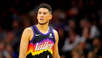 Phoenix Suns, Devin Booker. Mandatory Credit: Mark J. Rebilas-USA TODAY Sports