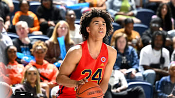 Duke basketball incoming freshman Jared McCain (Maria Lysaker-USA TODAY Sport)