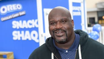 ATLANTA, GA - MARCH 06: To celebrate National OREO Day, OREO Chocolate Candy Bar teamed up with Basketball Hall of Famer, Shaquille ONeal whose birthday is also March 6 to give away 1 million free OREO Chocolate Candy Bars March 6, 2018 in Atlanta, Georgia. To learn more, follow