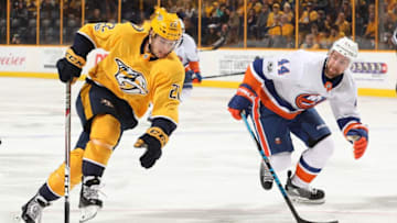 NASHVILLE, TN - OCTOBER 28: Kevin Fiala