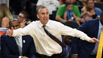 LAS VEGAS, NV - MARCH 08: Head coach Bobby Hurley of the Arizona State Sun Devils reacts during a first-round game of the Pac-12 Basketball Tournament against the Stanford Cardinal at T-Mobile Arena on March 8, 2017 in Las Vegas, Nevada. (Photo by Ethan Miller/Getty Images)