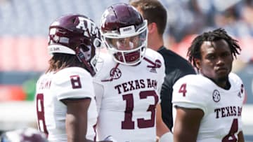 Haynes King, Texas A&M Football (Photo by Michael Ciaglo/Getty Images)