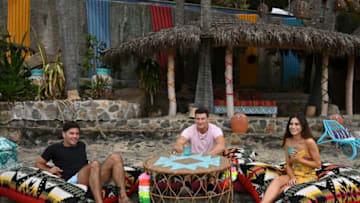 BACHELOR IN PARADISE - "601A" - In the premiere episode of what promises to be another wild ride of "Bachelor in Paradise," our favorite members of Bachelor Nation begin their journey for another chance at finding love at a luxurious Mexico resort, airing MONDAY, AUG. 5 (8:00-10:01 p.m. EDT), on ABC. (ABC/John Fleenor)DYLAN BARBOUR, BLAKE HORSTMANN, JANE AVERBUKH