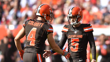 CLEVELAND, OH - OCTOBER 22: Britton Colquitt