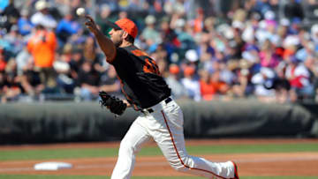 SCOTTSDALE, AZ - FEBRUARY 25: Madison Bumgarner