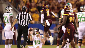 TEMPE, AZ - SEPTEMBER 23: Quarterback Justin Herbert