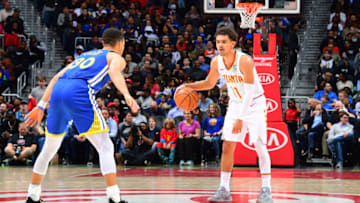 Trae Young #11 of the Atlanta Hawks (Photo by Scott Cunningham/NBAE via Getty Images)