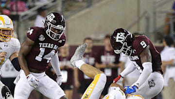 Isaiah Rakes, Texas A&M Football (Photo by Bob Levey/Getty Images)