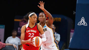 South Carolina basketball alums Aja Wilson and Aliyah Boston. Mandatory Credit: Trevor Ruszkowski-USA TODAY Sports
