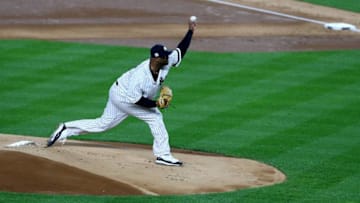 NEW YORK, NY - OCTOBER 16: CC Sabathia (Photo by Al Bello/Getty Images)