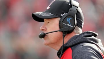 LOUISVILLE, KY - NOVEMBER 26: Bobby Petrino the head coach of the Louisville Cardinals watches the action during the game against the Kentucky Wildcats at Papa John's Cardinal Stadium on November 26, 2016 in Louisville, Kentucky. (Photo by Andy Lyons/Getty Images)
