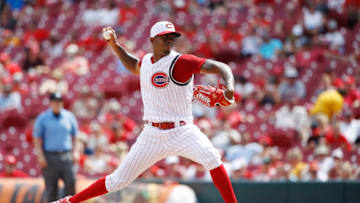 CINCINNATI, OH - JULY 21: Raisel Iglesias #26 of the Cincinnati Reds pitches during a game against the St. Louis Cardinals at Great American Ball Park on July 21, 2019 in Cincinnati, Ohio. The Cardinals won 3-1. (Photo by Joe Robbins/Getty Images)