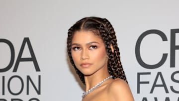 NEW YORK, NEW YORK - NOVEMBER 10: Zendaya attends the 2021 CFDA Fashion Awards at The Grill Room on November 10, 2021 in New York City. (Photo by Dimitrios Kambouris/Getty Images)