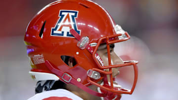 SANTA CLARA, CA - DECEMBER 05: Anu Solomon #12 of the Arizona Wildcats warms up during pregame warm ups prior to playing the Oregon Ducks in the Pac-12 Championship game at Levi's Stadium on December 5, 2014 in Santa Clara, California. (Photo by Thearon W. Henderson/Getty Images)