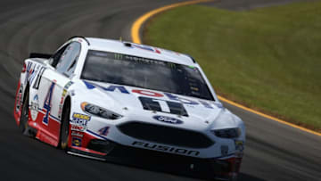 LONG POND, PA - JULY 29: Kevin Harvick, driver of the #4 Mobil 1 Ford (Photo by Chris Trotman/Getty Images)