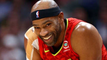 Vince Carter #15 of the Atlanta Hawks (Photo by Matthew Stockman/Getty Images)