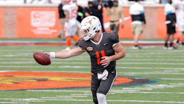 Sam Ehlinger, Texas Football (Photo by Don Juan Moore/Getty Images)