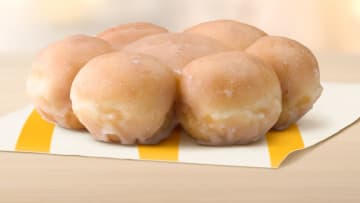 New McDonald's glazed pull apart donut, photo provided by McDonald's