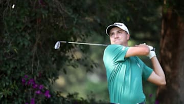 MEXICO CITY, MEXICO - MARCH 04: Justin Thomas reacts to his tee shot on the 17th hole during the final round of World Golf Championships-Mexico Championship at Club De Golf Chapultepec on March 4, 2018 in Mexico City, Mexico. (Photo by Rob Carr/Getty Images)