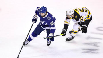 Boston Bruins, Sean Kuraly #52 (Photo by Elsa/Getty Images)