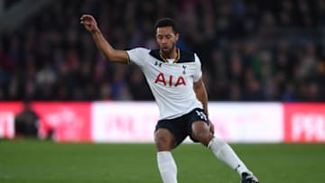 LONDON, ENGLAND - APRIL 26: Mousa Dembele of Tottenham in action during the Premier League match between Crystal Palace and Tottenham Hotspur at Selhurst Park on April 26, 2017 in London, England. (Photo by Mike Hewitt/Getty Images)