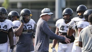 Purdue assistant coach Mark Hagen during practice, Tuesday, Aug. 10, 2021 at Bimel Practice Complex in West Lafayette.Purdue Football Camp