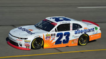 RICHMOND, VA - APRIL 20: Spencer Gallagher, driver of the #23 Allegiant Chevrolet (Photo by Jared C. Tilton/Getty Images)