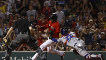 J.D. Martinez #28 of the Boston Red Sox (Photo By Winslow Townson/Getty Images)