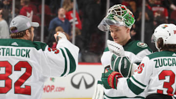 Minnesota Wild goalie Kaapo Kahkonen is one of the players avaiilable fort the Seattle Kraken to select in Wednesday's NHL Expansion Draft (Photo by Bruce Bennett/Getty Images)
