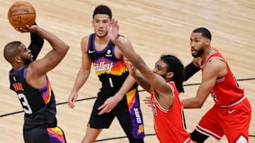 Phoenix Suns, Chris Paul (Photo by Kamil Krzaczynski-USA TODAY Sports)