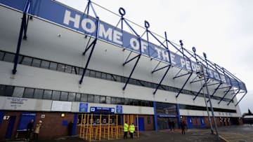 LIVERPOOL, ENGLAND - OCTOBER 22: General view outside the stadium prior to the Premier League match between Everton and Arsenal at Goodison Park on October 22, 2017 in Liverpool, England. (Photo by Tony Marshall/Getty Images)
