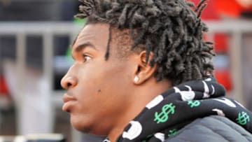 Recruit Kayin Lee visits Ohio Stadium during the Ohio State, Michigan game.Kayin Lee