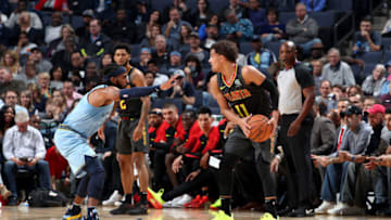 Trae Young #11 of the Atlanta Hawks (Photo by Joe Murphy/NBAE via Getty Images)