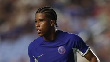 Andrey Santos of Chelsea during the FC Series Pre-Season friendly between Chelsea and Wrexham at Kenan Stadium on July 19, 2023 in Chapel Hill, North Carolina. (Photo by Matthew Ashton - AMA/Getty Images)