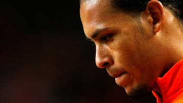 AMSTERDAM, NETHERLANDS - OCTOBER 13: Virgil van Dijk of the Netherlands looks on during the Group A, UEFA EURO 2016 qualifying match between Netherlands and Czech Republic held at Amsterdam Arena on October 13, 2015 in Amsterdam, Netherlands. (Photo by Dean Mouhtaropoulos/Getty Images)